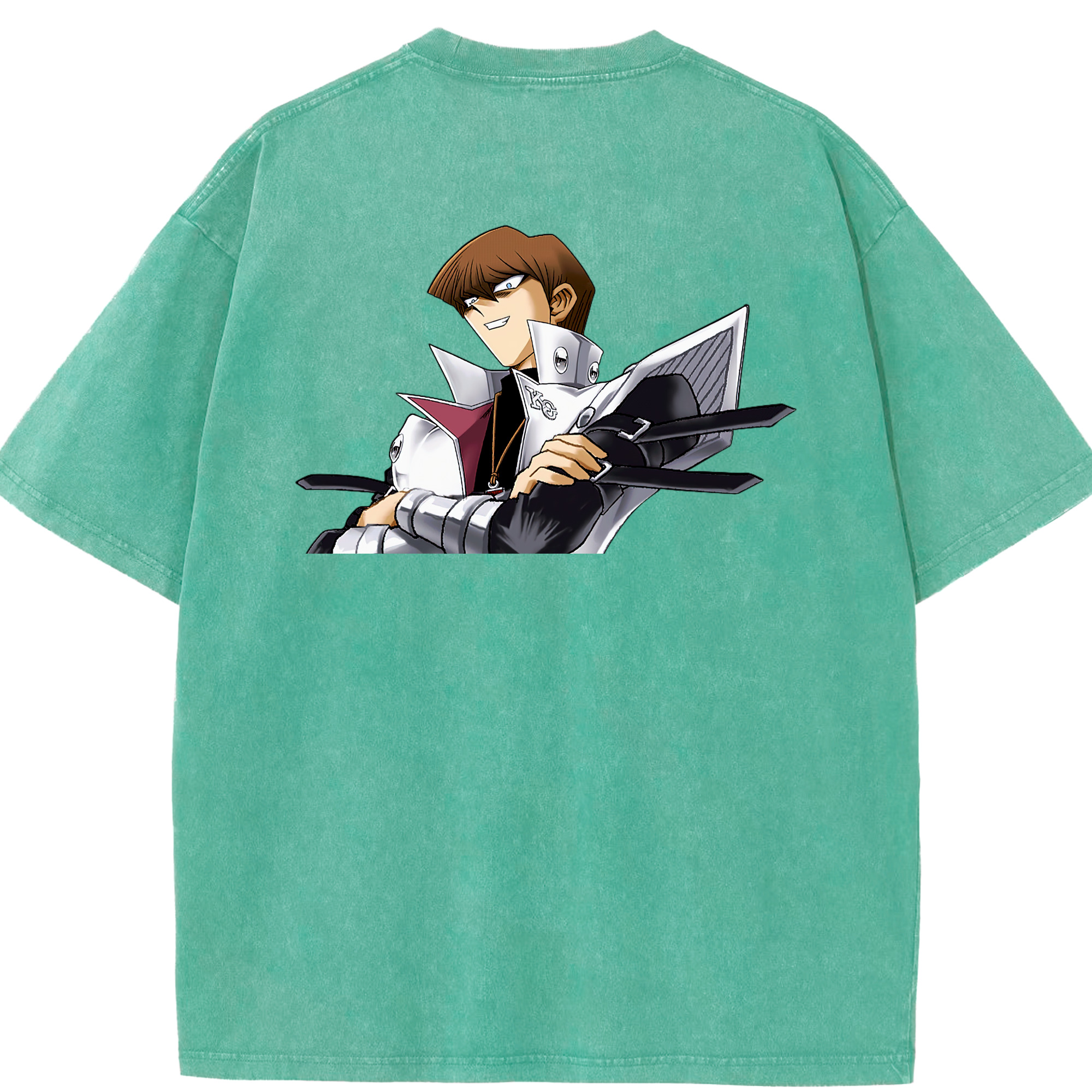 （画像用） 遊☆戯☆王 Yu-Gi-Oh! 綿100% ヴィンテージ風 半袖Tシャツ（背面プリント）